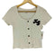 エックスガール X-girl 24ss CHENILLE EMBROIDERED LOGO CARDIGAN レディース JPN:S