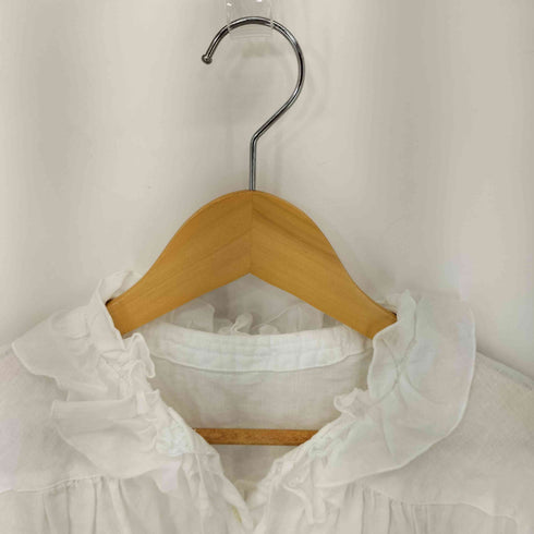 ネストローブ nest Robe 24SS リネンラミーフリルカラーブラウス レディース FREE
