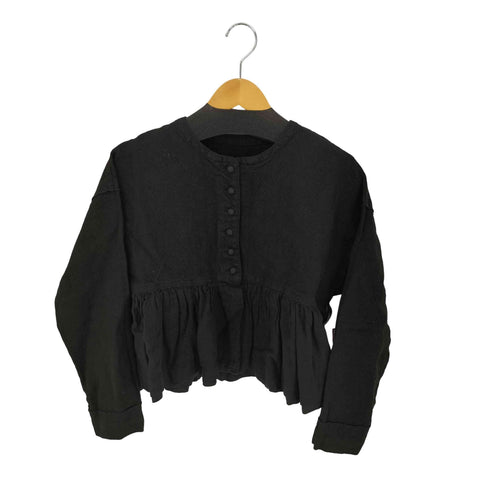 ネストローブ nest Robe 23AW Heavy Linen × Gauze Ruffled Hem Short Jacket レディース FREE