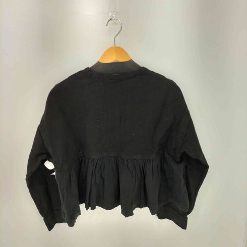 ネストローブ nest Robe 23AW Heavy Linen × Gauze Ruffled Hem Short Jacket レディース FREE