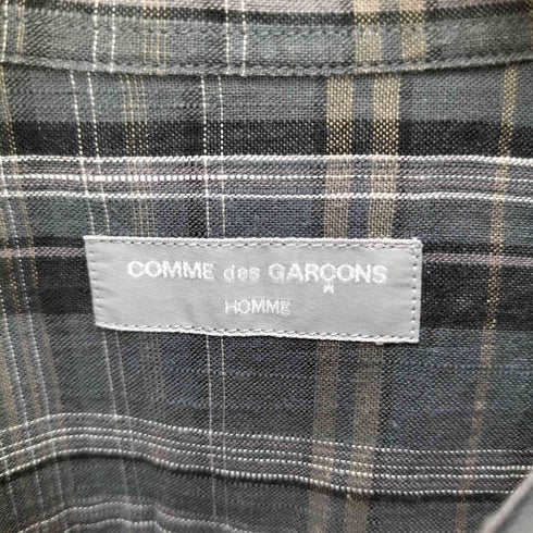 コムデギャルソンオム COMME des GARCONS HOMME AD1999 リネン混 田中オムビックシルエットL/S シャツ メンズ