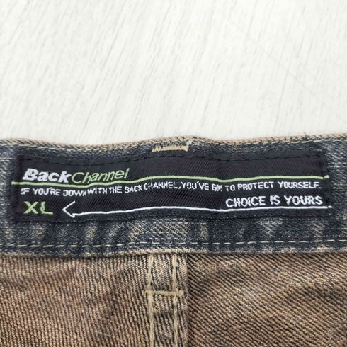 バックチャンネル Back Channel USED加工 デニムパンツ メンズ JPN:XL