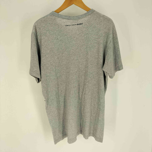 コムデギャルソンシャツ COMME des GARCONS SHIRT トルコ製 バックロゴプリント クルーネック プレーンTシャツ メンズ JPN:XL