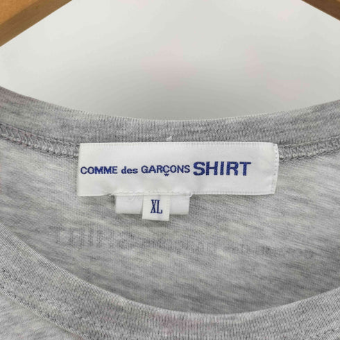 コムデギャルソンシャツ COMME des GARCONS SHIRT トルコ製 バックロゴプリント クルーネック プレーンTシャツ メンズ JPN:XL