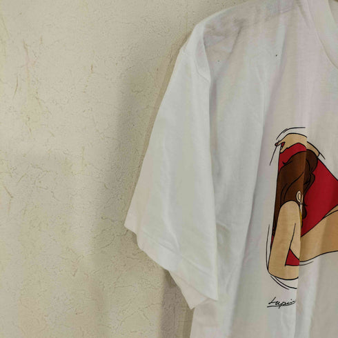 キャラクタープリント シングルステッチ S/S TEE メンズ