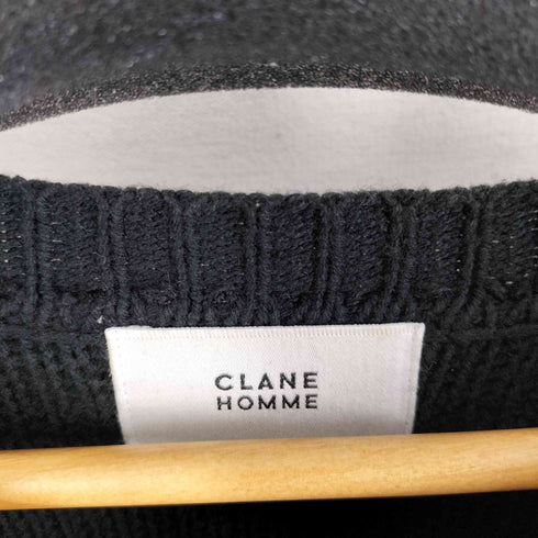 クラネオム CLANE HOMME LOOP YARNS KNIT TOPS クルーネック プルオーバー メンズ JPN:1