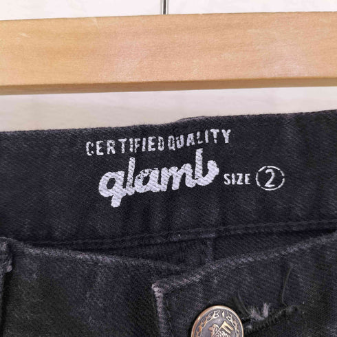 グラム glamb CERTIFIED QUALITY ブラックスキニーデニムパンツ メンズ JPN:2