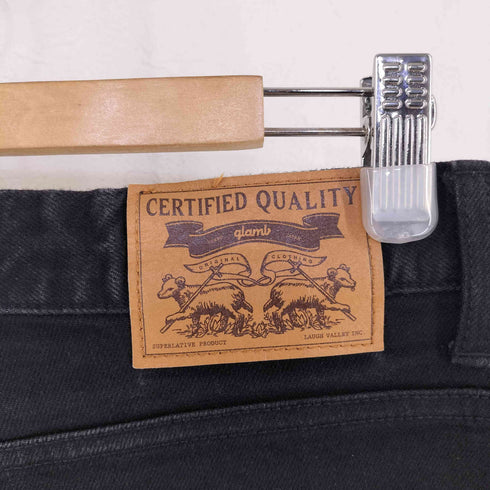 グラム glamb CERTIFIED QUALITY ブラックスキニーデニムパンツ メンズ JPN:2