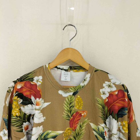 ミスタージェントルマン MR.GENTLEMAN 花柄 コットン クルーネックTシャツ メンズ JPN:L