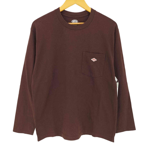 ダントン DANTON ロゴ ポケットロングスリーブTシャツ 長袖 メンズ 44