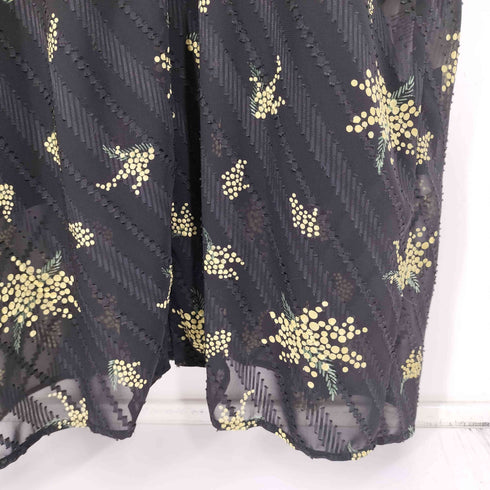 スタイリング styling 花柄 キャミインナーワンピ付き シフォンワンピース レディース JPN:1