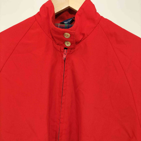 ランズエンド LANDS END 旧タグ 裏地チェック柄 スイングトップ ジップアップジャケット レディース import:M