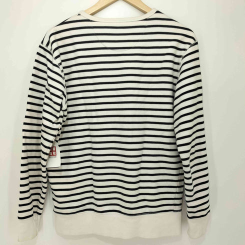 サタデーズサーフニューヨーク SATURDAYS SURF NYC Bowery” スウェットシャツ ボーダー メンズ SMALL