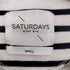 サタデーズサーフニューヨーク SATURDAYS SURF NYC Bowery” スウェットシャツ ボーダー メンズ SMALL