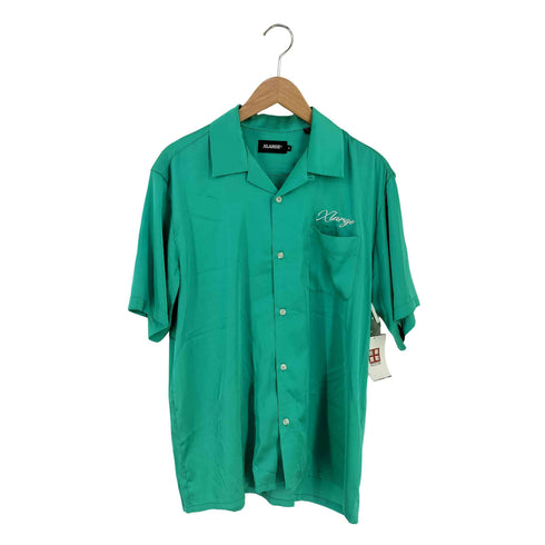 エクストララージ XLARGE S/S ACCIDENT SATIN SHIRT メンズ JPN:M
