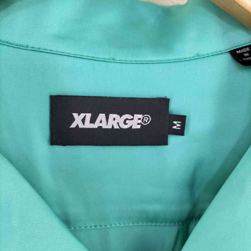 エクストララージ XLARGE S/S ACCIDENT SATIN SHIRT メンズ JPN:M