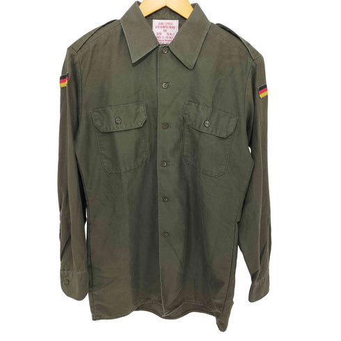 ジャーマンアーミー GERMAN ARMY 1992 JEANS EXPRESS ミリタリーシャツ メンズ 37/38