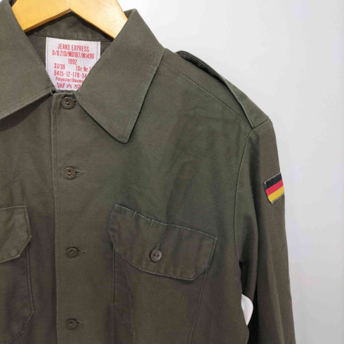 ジャーマンアーミー GERMAN ARMY 1992 JEANS EXPRESS ミリタリーシャツ メンズ 37/38