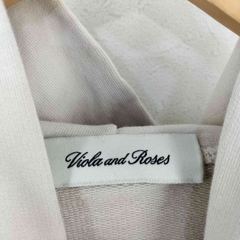ビオラアンドローゼス VIOLA&ROSES Circle core logo Back Print Hoodie メンズ