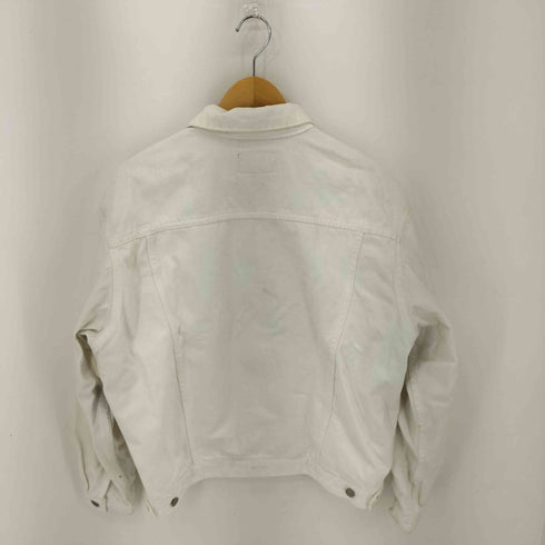 リーバイス Levis 80S 日本製 70649-5051 ホワイトデニム トラッカージャケット オレンジタブ 89年製 メンズ import:L