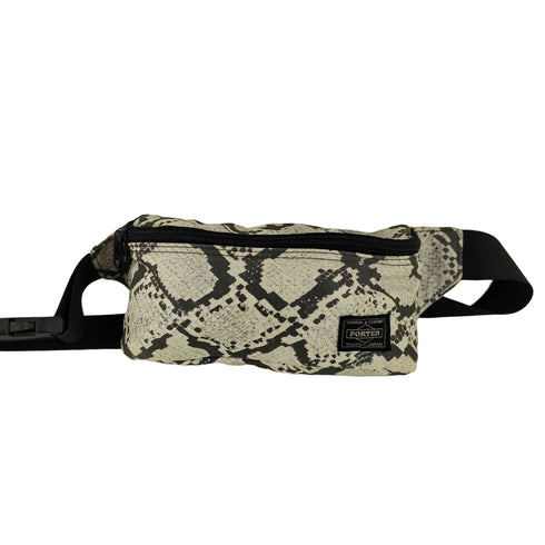 ヘッドポーター HEAD PORTER パイソン柄 WAIST BAG メンズ