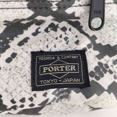 ヘッドポーター HEAD PORTER パイソン柄 WAIST BAG メンズ