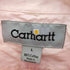 カーハート Carhartt S/S ジップアップ クロップドシャツ レディース import:L
