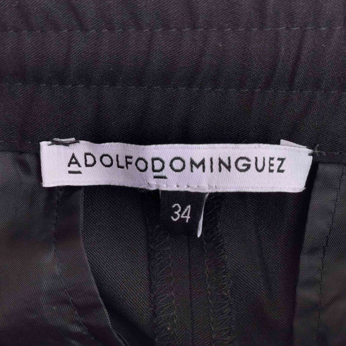 アドルフォドミンゲス ADOLFO DOMINGUEZ 裾ドローコード タックイージーカーゴパンツ レディース 34