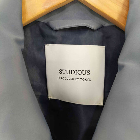ステュディオス STUDIOUS ドレープサテンリングジップショートブルゾン メンズ JPN:2