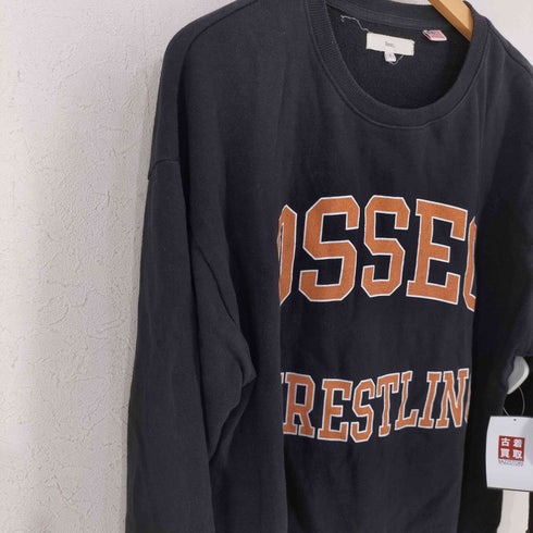 レボ Revo. リサイクルコットン カレッジロゴプリント クルーネックスウェット メンズ JPN:1