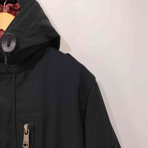 バーバリーブラックレーベル BURBERRY BLACK LABEL 裏地チェック ライナー付きジャケット レディース LL