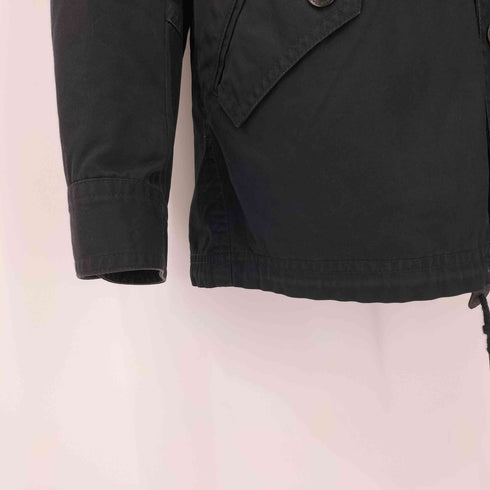 バーバリーブラックレーベル BURBERRY BLACK LABEL 裏地チェック ライナー付きジャケット レディース LL