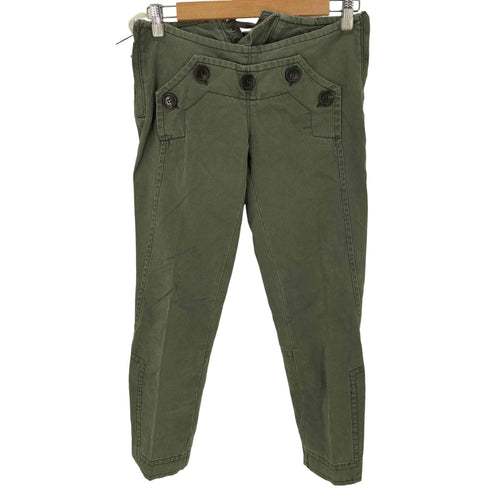 ディースクエアード DSQUARED2 サイドジップ バックレースクロップドパンツ フロントボタン メンズ FR:38-40