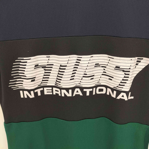 ステューシー Stussy フロントプリント メッシュ ノースリーブワンピース レディース import:S