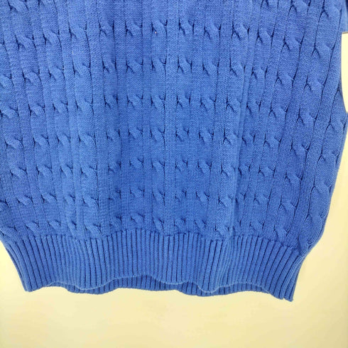 ポロラルフローレン POLO RALPH LAUREN ポニー刺繍 ケーブル編みニットベスト メンズ JPN:XL XL(18-20)