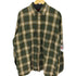 ゴーゴーニーゴーギャラリー 5525Gallery NEL CHECK SHIRT オーバーサイズフランネルチェックシャツ オンブレ シャドーチェック メンズ import:L