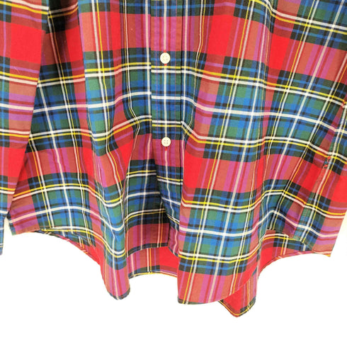 ラルフローレン RALPH LAUREN マルチチェック ボタンダウンシャツ メンズ JPN:XL