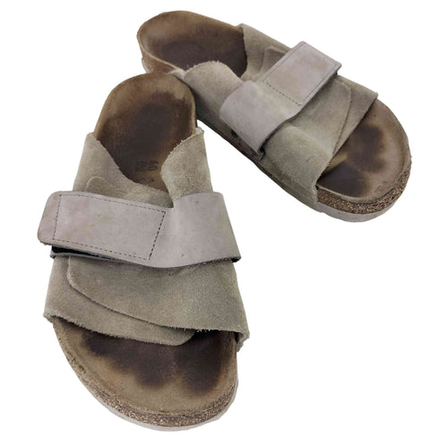 ビルケンシュトック BIRKENSTOCK KYOTO TAUPE ベロアレザー ヌバックレザー メンズ JPN:26