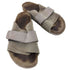 ビルケンシュトック BIRKENSTOCK KYOTO TAUPE ベロアレザー ヌバックレザー メンズ JPN:26