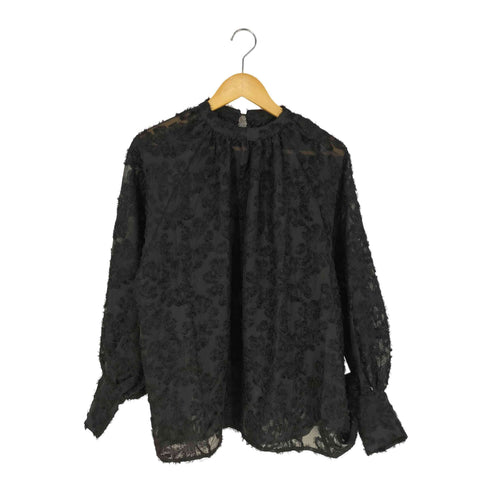 ルエレ Louere ジャガード フラワー ブラウス レディース JPN:M