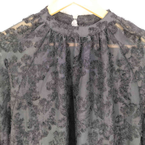 ルエレ Louere ジャガード フラワー ブラウス レディース JPN:M