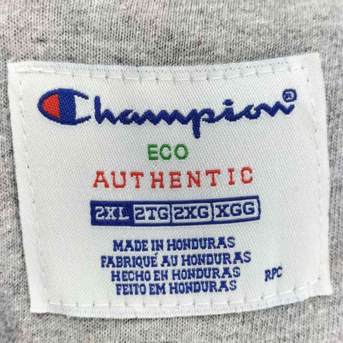 チャンピオン Champion 00S ECO AUTHENTIC ロゴワッペン クルーネック スウェット メンズ 2XL