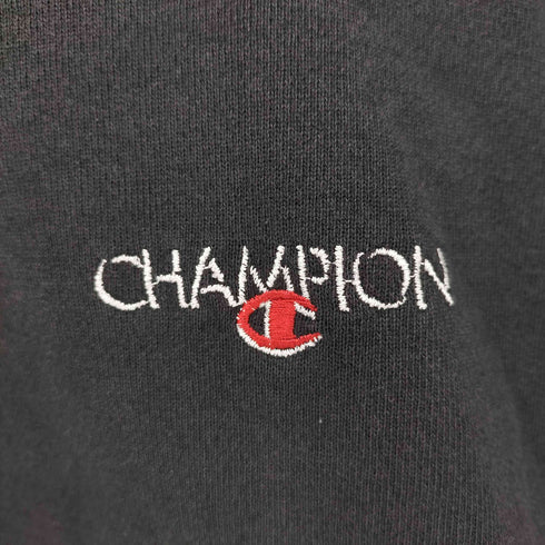 チャンピオン Champion 90S メキシコ製 ロゴ刺繍 裏起毛 プルオーバー パーカー メンズ import:XL