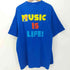 フリークスストア FREAKS STORE 2022SS MUSIC IS LIFE 両面ロゴ刺繍 MTV クルーネックTシャツ メンズ JPN:L