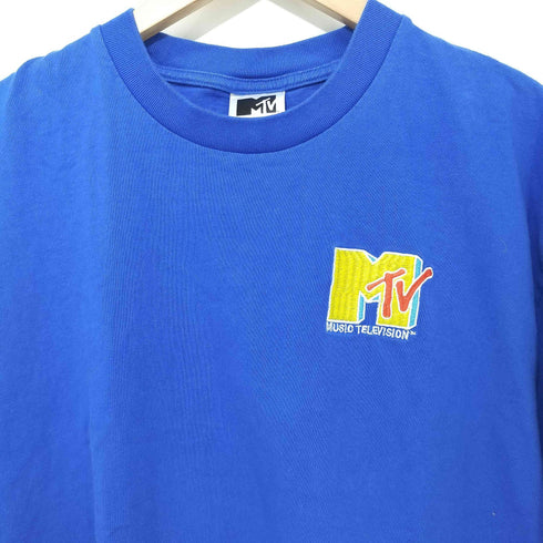 フリークスストア FREAKS STORE 2022SS MUSIC IS LIFE 両面ロゴ刺繍 MTV クルーネックTシャツ メンズ JPN:L
