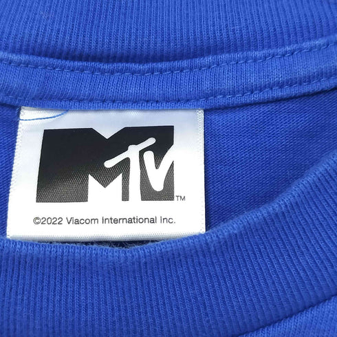 フリークスストア FREAKS STORE 2022SS MUSIC IS LIFE 両面ロゴ刺繍 MTV クルーネックTシャツ メンズ JPN:L