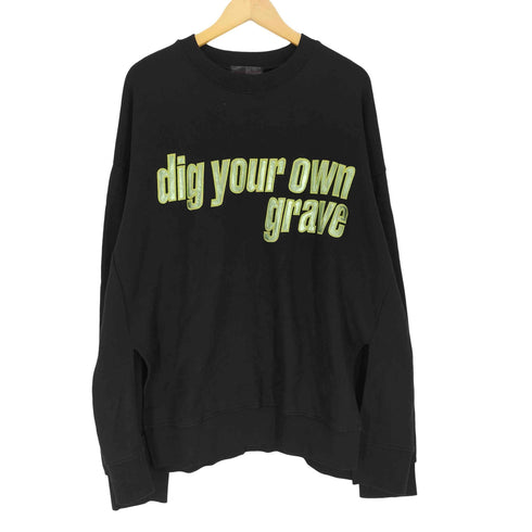 Dig Your Own Grave ロゴリフレクター刺繍 スウェット メンズ FREE