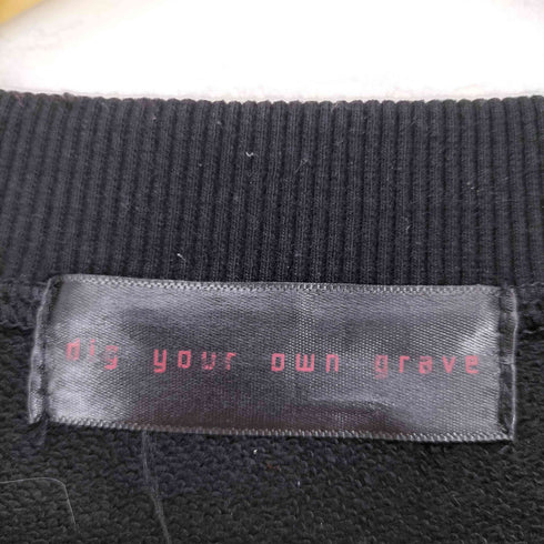 Dig Your Own Grave ロゴリフレクター刺繍 スウェット メンズ FREE