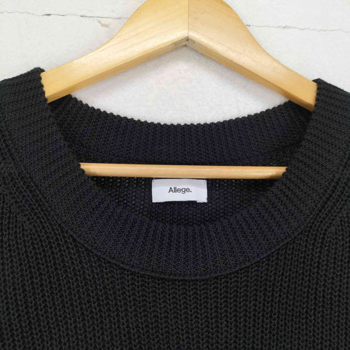 アレッジ ALLEGE Linen Rib Knit Vest メンズ JPN:2