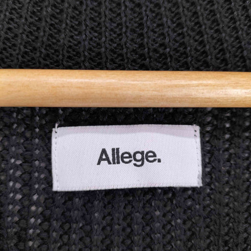 アレッジ ALLEGE Linen Rib Knit Vest メンズ JPN:2